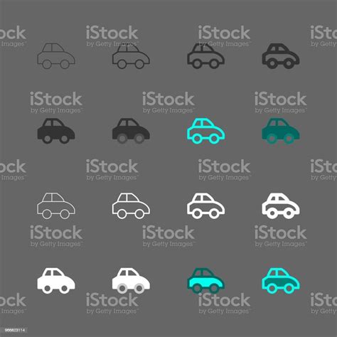 汽車圖示多系列向量圖形及更多互聯網圖片 互聯網 交通 交通方式 Istock