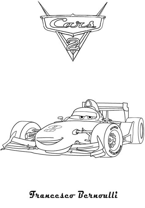 cars-2-francesco-bernoulli-printable-coloring-page | eColoringPage.com ...