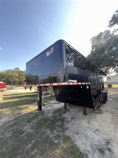 2023 Freedom Trailers 85x46tta3 Gooseneck Blackout Cargo Enclosed