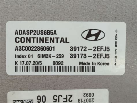 Hyundai Elantra Engine Computer Ecu Pcm Ecm Pcu Oem Xsb J Ebay