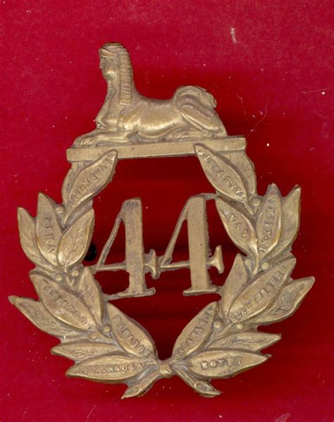 Dead Spartan 44th Essex Regiment Of Foot Victorian OR S Glengarry Badge