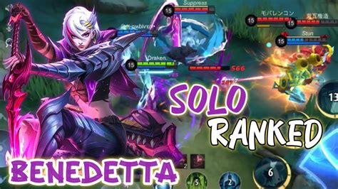 Benedetta Solo Rank Dari Early Sampai Late Game Tim Gw Di Bantai Sama