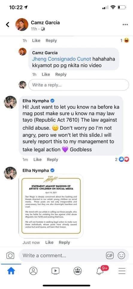 Elha Nympha Matapang Na Niresbakan Ang Basher Na Nanlalait Sa Kanyang