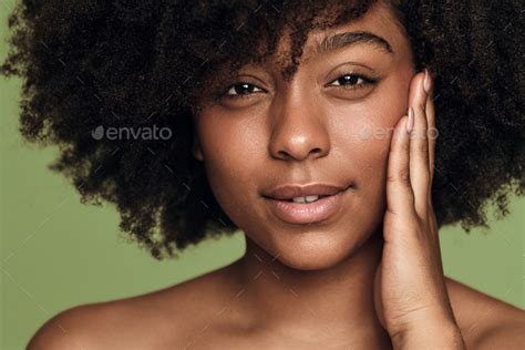 Half Naked Black Woman Touching Face Stock Photo By Kegfire PhotoDune