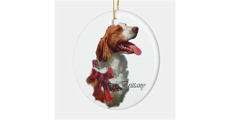 Brittany Spaniel Christmas Ts Ornament Zazzle