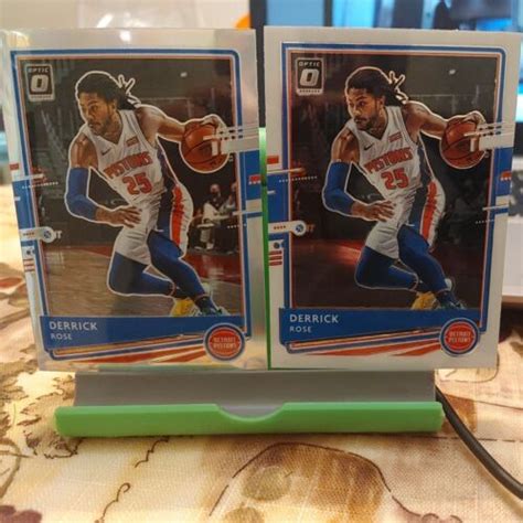 Donruss Optic Derrick Rose Silver Prizm And Base Ebay