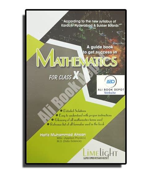 Mathematics Limelight X Science Science Ali Book Depot