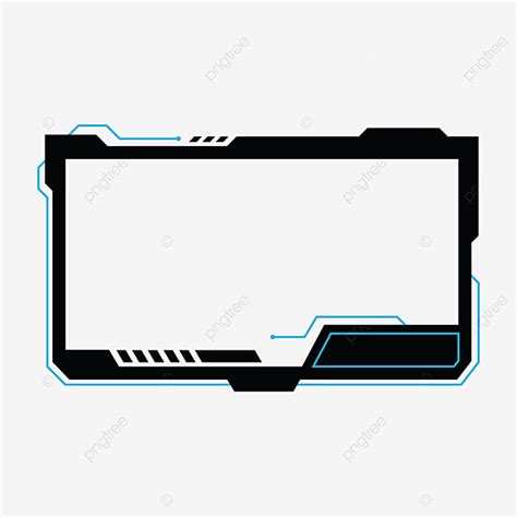 Twitch Overlay Vector Hd PNG Images, Twitch Border Streaming Overlay ...