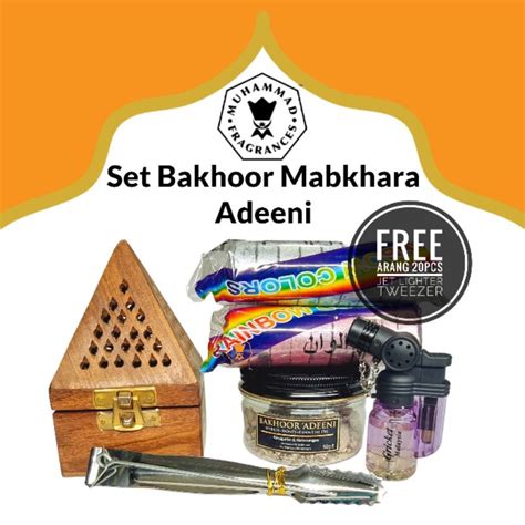 Set Bakhoor Adeeni G Pelbagai Koleksi Mabkhara Bekas Bukhoor Shopee