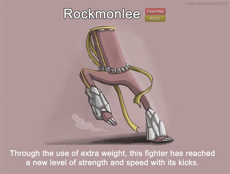 My Pokedex #35 Rockmonlee (Hitmonlee Evolution) by UraharaGreenHat on ...