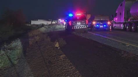 1 Dead 3 Hospitalized After Tonopah Crash Involving Semi Truck