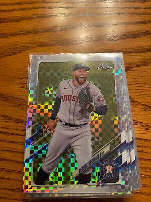 2021 Topps Chrome X Factor Parallel Mega Box Exclusive George Springer