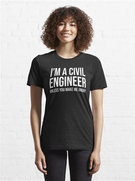 Funny Civil Engineer Angry Engineering T Shirt T Shirt By Zcecmza