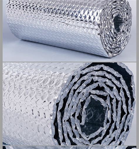 Aluminum Air Bubble Foil Aluminium Foil Insulation Rolls For Roof