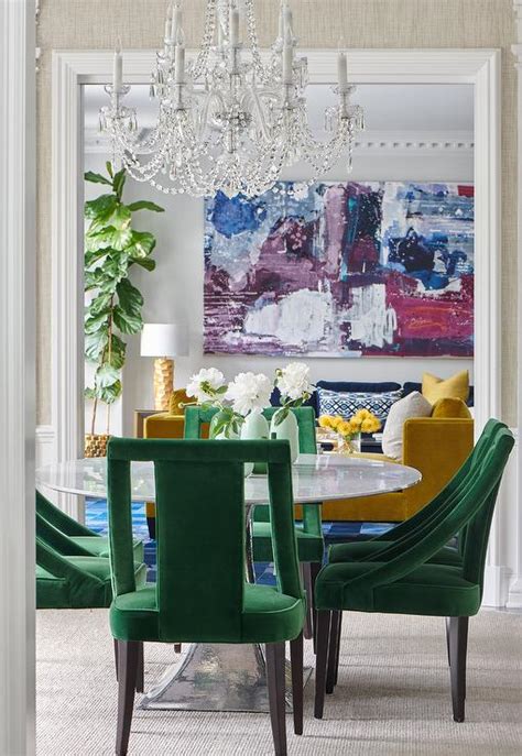 Velvet Dining Room Chairs