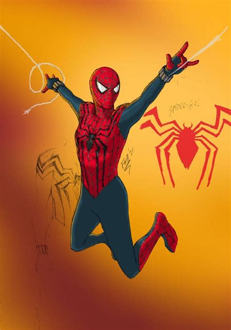 Pin by Maximouzumaki on Guardado rápido Spider girl Spiderman art