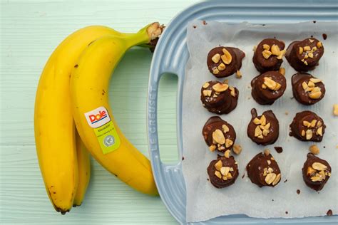 Dole Nz Banana Chocolate Peanut Butter Frozen Bites