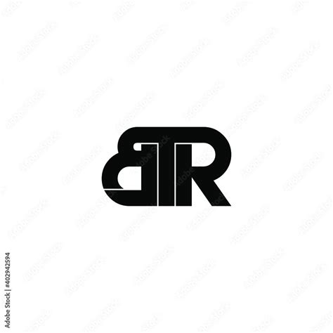 Btr Letter Original Monogram Logo Design Stock Vector Adobe Stock