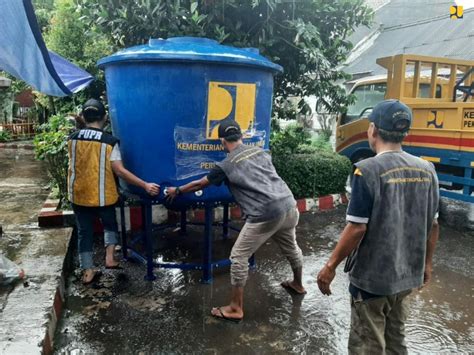 Kementerian Pupr Distribusikan Prasarana Dan Sarana Air Bersih Dan