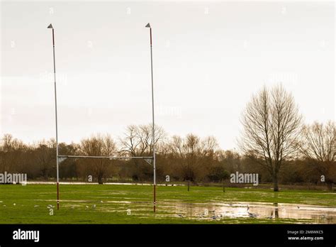 Waterlogged Football Pitch Uk Hi Res Stock Photography And Images Alamy