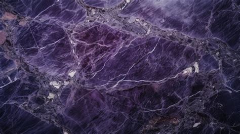 Elegant Natural Stone Floor Dark Purple Marble Texture Background ...