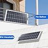 Amazon Topunive Pcs Bifacial W V Solar Panel Bb