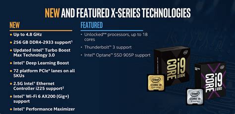 Intel Announces Xeon W-2200 and Core X-Series; Core-S Desktop Price ...