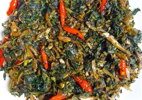 Resep Tumis Daun Pepaya Jepang Dan Teri Oleh Erlyn Neyo Cookpad