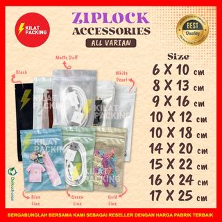 Jual Plastik Klip Aksesoris Aneka Macam Varian Kantong Packing