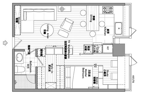 Japanese Style In Taipei Floor Plan Layout Architectural Floor Plans