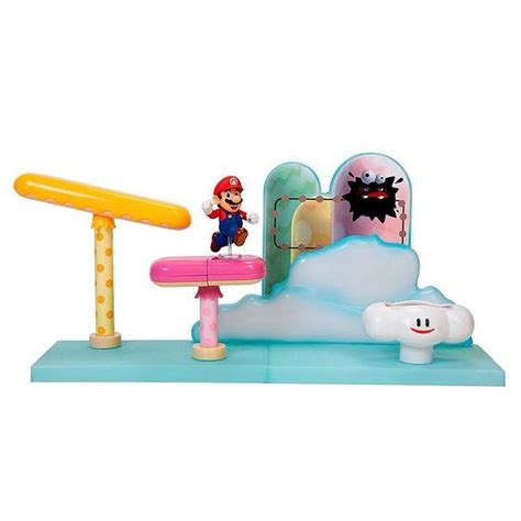 Boneco Super Mario Playset Nas Nuvens 3077 Candide Bonecos