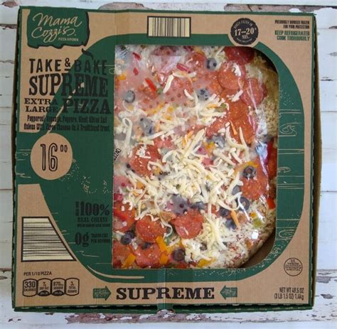 Mama Cozzis Take And Bake Supreme Extra Large 16 Pizza Aldi Reviewer