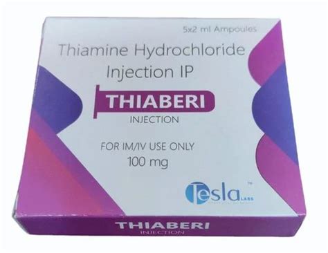 Mg Thiaberi Thiamine Hydrochloride Injection At Rs Box