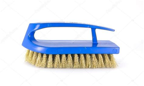 Blue Brass Scrub Brush — Stock Photo © Dontpoke 93527144