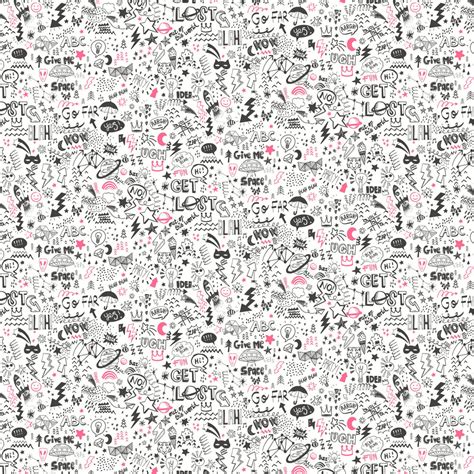 Doodle By Albany White Neon Pink Wallpaper Wallpaper Direct