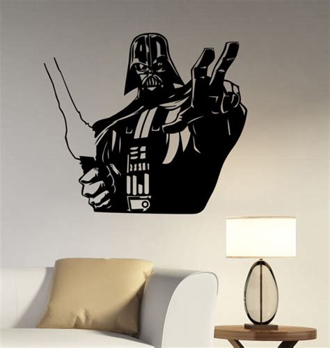 Darth Vader Wall Decal Star Wars Vinyl Sticker Art Fantastic Movie