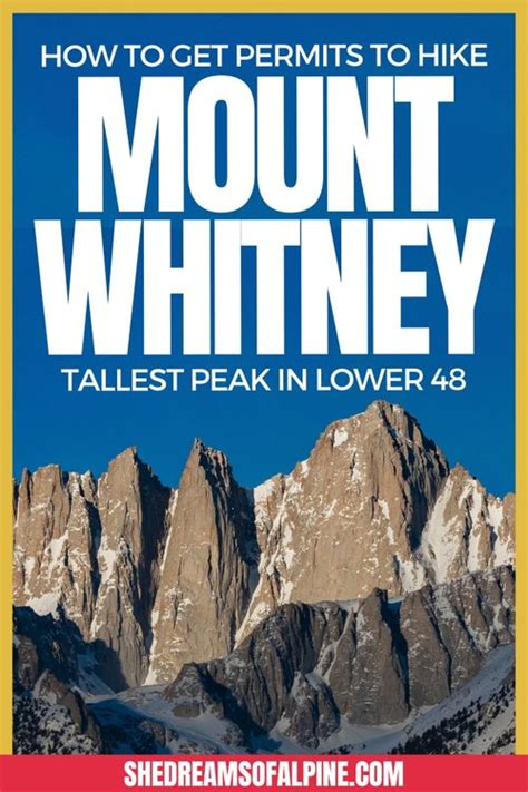 How to Get a Mt. Whitney Permit in 2025 — She Dreams Of Alpine