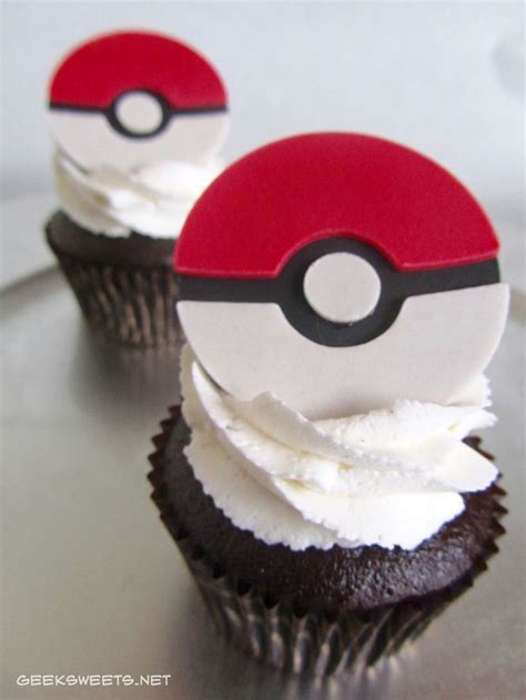 Pokéball Cupcake Pokémon Baking Sweets Cupcakes