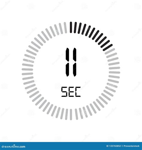 The Seconds Icon Digital Timer Clock And Watch Timer Countdown