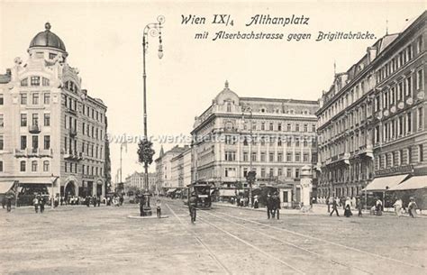 Wien Lx Althanplatz Tramway Um Wiener Werkst Tte Postkarten