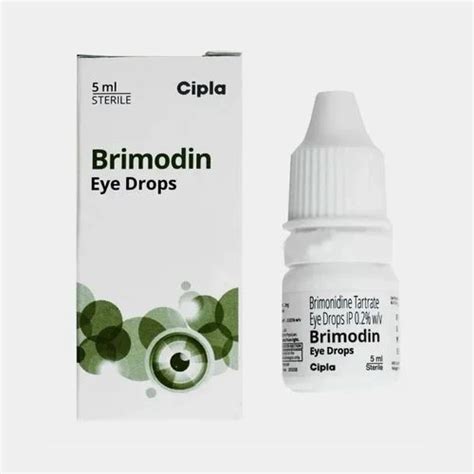 Brimodin Brimonidine Tartrate Eye Drops Packaging Size 5 Ml At Rs 150