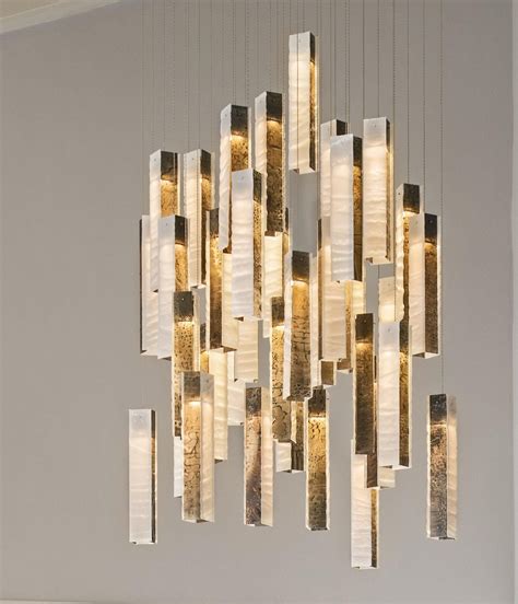 Large Modern Chandelier Light For High Ceiling Etsy Modern Lighting