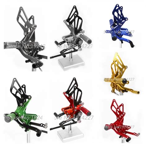 8 Colors CNC Rearsets For Suzuki GSXR 600 1997 2005 Rear Set Motorcycle