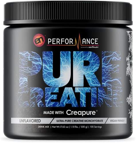 Amazon Earthnutri Pure Creatine Made With Creapure Unflavored