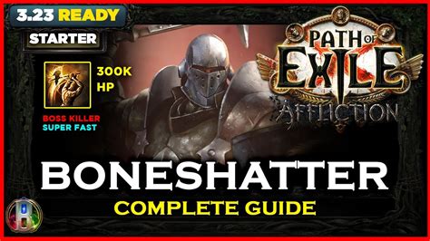 Poe League Starter Boneshatter Juggernaut Path Of Exile