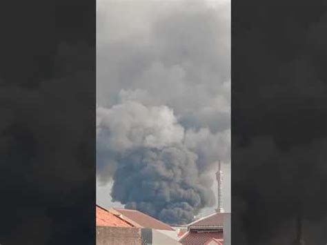 Detik Detik Kubah Masjid Raya Islamic Centre Rubuh Dilahap Sijago Api