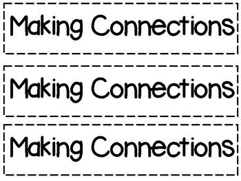 Making Connections Poster Set & Craft by Anchored in Learning | TPT