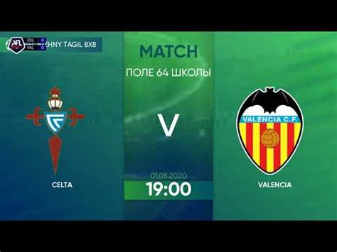 01 08 2020 Celta Valencia Nizhniy Tagil AFL YouTube