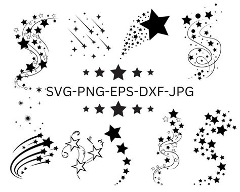 Stars Svg Bundel Stars Clipart Stars Svg Files For Cricut Etsy België