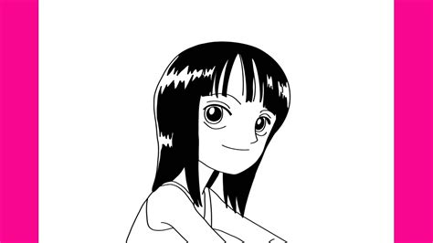 Como Desenhar A Kid Nico Robin One Piece Youtube